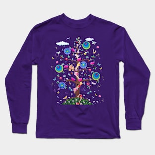 Mandala Tree of Life and Love Long Sleeve T-Shirt